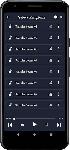 Warbler Bird Sounds Screen 3