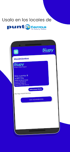 Android application Blupy screenshort