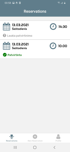 Android application Picasso Barbershop screenshort