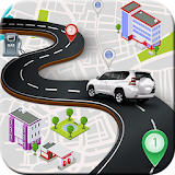 GPS Route Finder NavigationMap icon