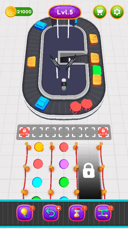 #6. Baggage Puzzle (Android) By: NMBAAPP