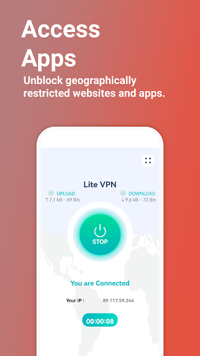 Lite VPN - Secure VPN Proxy Screen 2