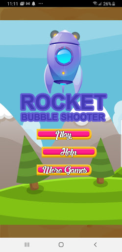 Android application Rocket Bubble Shooter screenshort