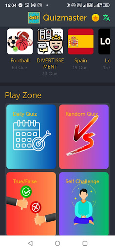 QuizMaster Screen 2