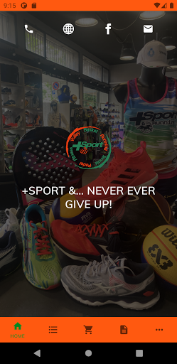 Android application PIU' SPORT ONLINE screenshort