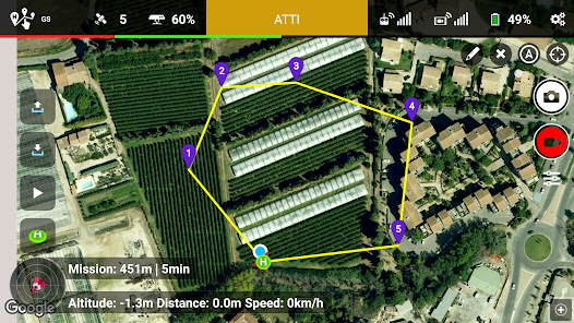 La FPV en DJI Phantom avec Litchi App 