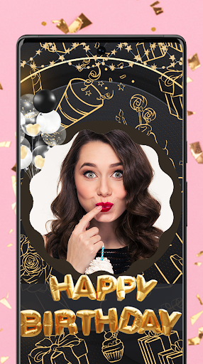 Birthday Photo Frames Editor Screen 2