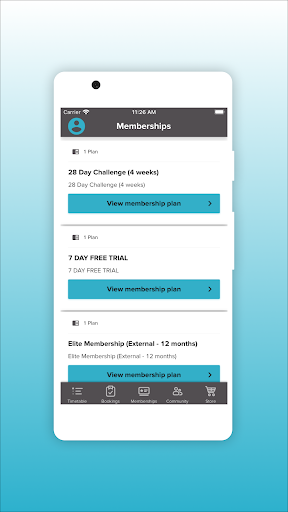 One Body Athletic Members App