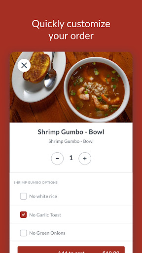 Screenshot of Boudreaux's Cajun Kitchen
