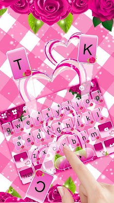 Pink Roses キーボードのおすすめ画像2