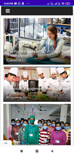 Android application Rita Charitable Trust screenshort