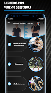 Captura 1 Ejercicio Aumento Estatura android