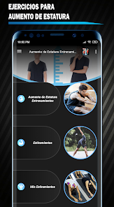 Screenshot 1 Ejercicio Aumento Estatura android