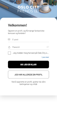 Android application Oslo City Friends screenshort