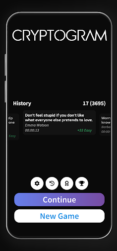 Cryptogram - Word Puzzle Game - Screenshot 1