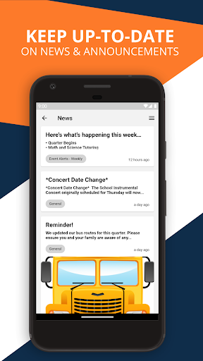 Android application Your District by esv2Go screenshort