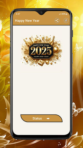 Happy New Year Wishes 2025 Screen 2