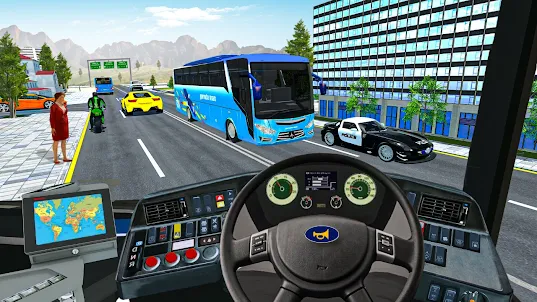 버스 시뮬레이터 - 버스 게임 3D: 오프라인 게임