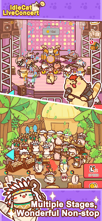 Game screenshot Idle Cat Live Concert apk download