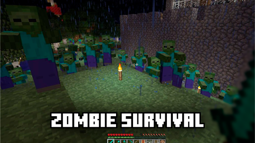 Android application Zombie Mod for minecraft screenshort