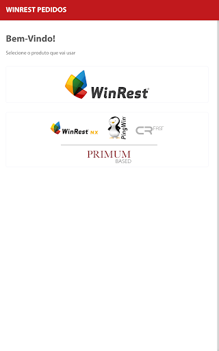 Android application WinRest Pedidos screenshort