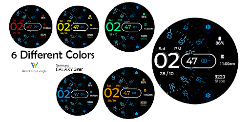 Circles Watchface Wear Os Screen 2