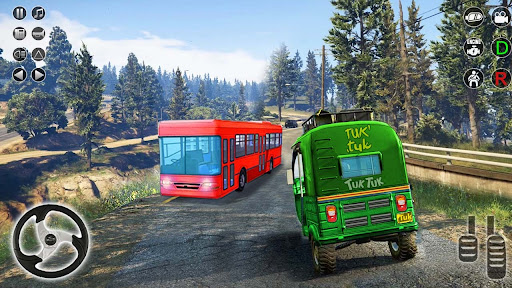 Android application Real Rickshaw Simulator Games screenshort