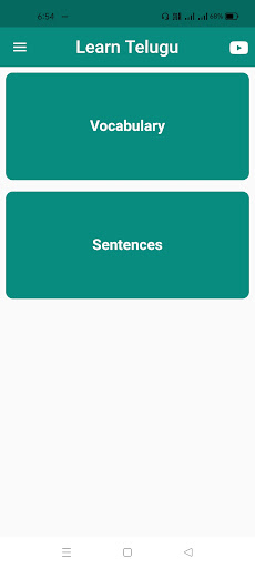 Android application Learn Telugu Through Tamil screenshort