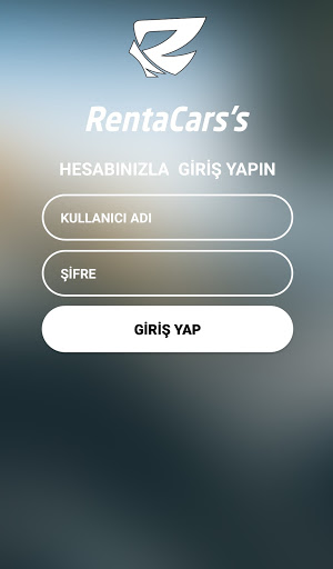 Android application Rentacarss Kimlik screenshort