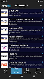 Екранна снимка на Novaflix