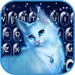 Cover Image of Download 😍Elegant Kitty Night Keyboard Theme 1.0 APK