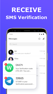 2nd Phone Number - Call + Text Screenshot