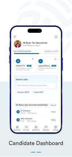 Android application Talentmate.com screenshort