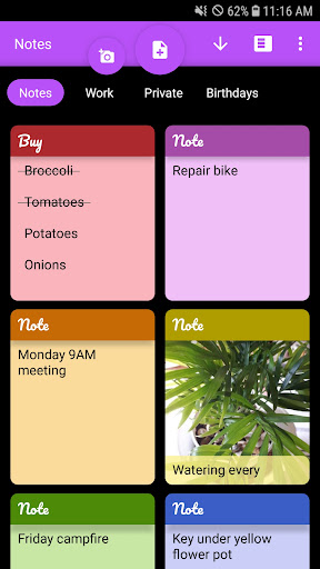 Lumi Note Pad: Notes Checklist Screen 3