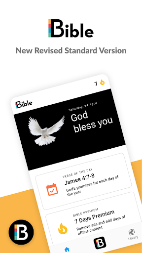 Android application Bible Actual Revised Standard screenshort