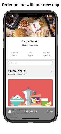 Sams Chicken UK Screen 2