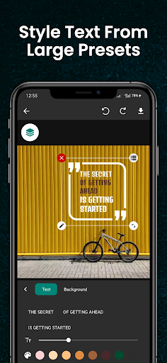 Text On Photo - Quote Maker Screen 2