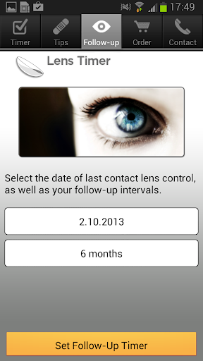 Lens Timer Screen 2