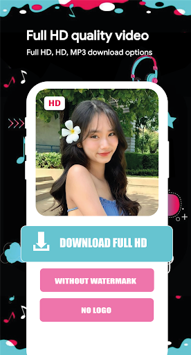 Android application Download video no watermark screenshort