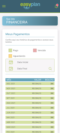 EasyPlan Clientes Screen 3