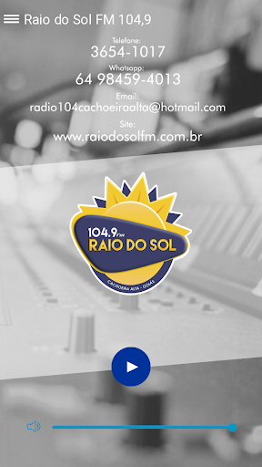 Android application Raio do Sol FM 104,9 screenshort