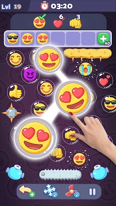Emoji Bubble Match3のおすすめ画像3