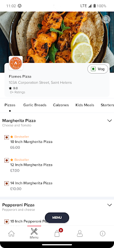 Flames pizza Screenshot 3 - AppWisp.com