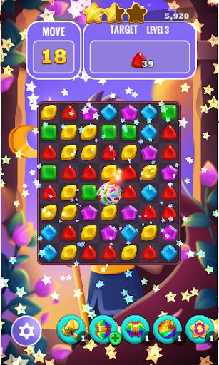 Android application Gem Quest - Puzzle Adventure screenshort