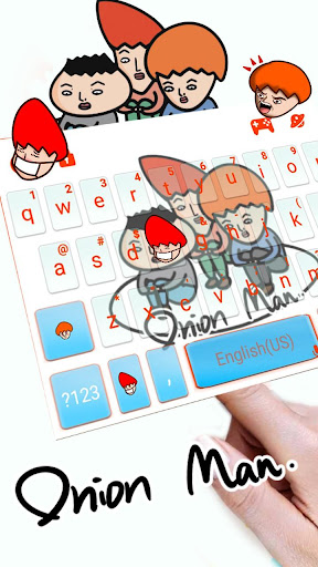 Onion Man Keyboard Theme Screen 2