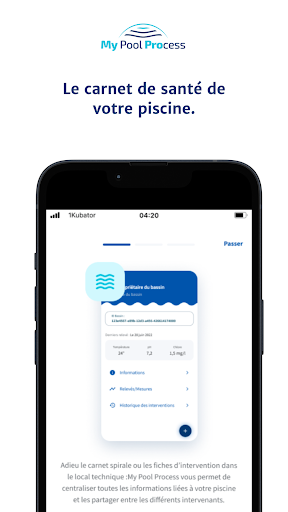 Android application My Pool Process screenshort