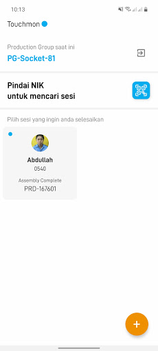 Android application Touchmon screenshort