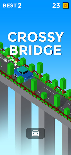 Android application Crossy Bridge screenshort