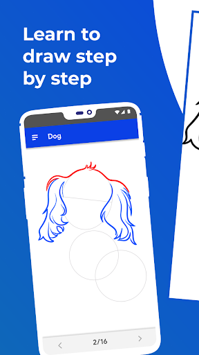 Android application How To Draw a Simple Dog screenshort