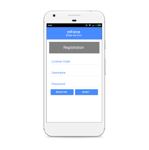 Android application mForce Enterprise screenshort